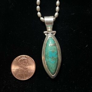 Sterling Silver & Turquoise Necklace